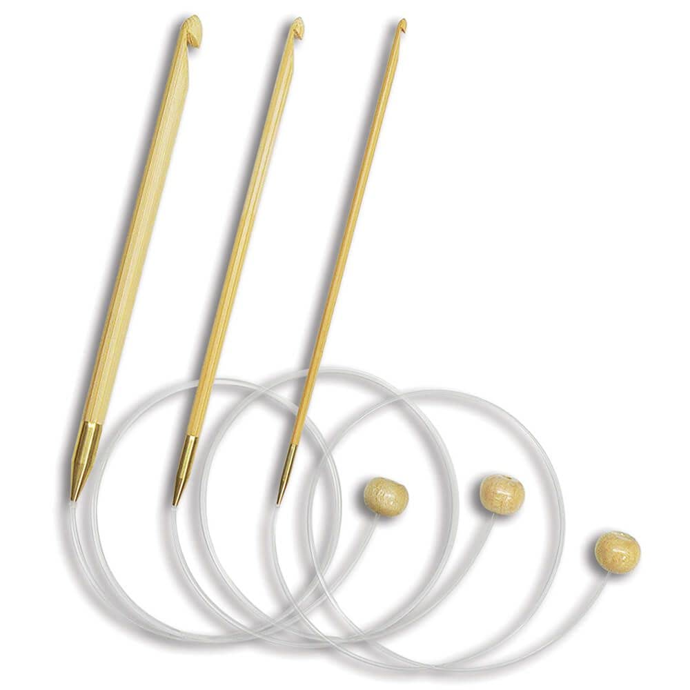 Seeknit - Seeknit (50cm, 3.50mm) Flexible Afghan Crochet Hook - 1 Unit