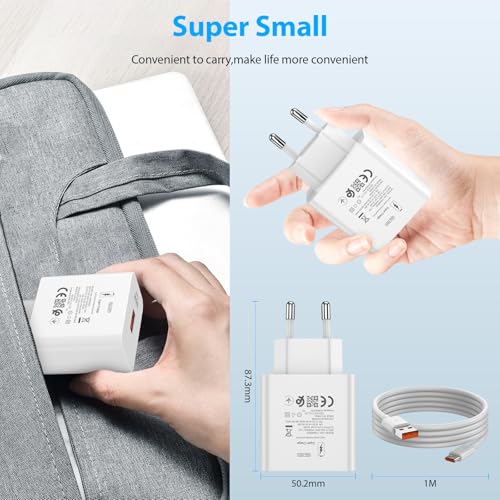 66W for Super-Charge Charger for Honor Magic7 6 Lite 400 200 Lite 90 Lite X8a X8b,6A USB C Charging Cable Power Adapter for HONOR 90 80 70Lite X9b for HONOR Magic7 6 5 4Lite Pro
