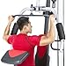 Home Gym Weider 214 lb Stack, 300 lbs, exercise chart, ankle strap, vinyl seats