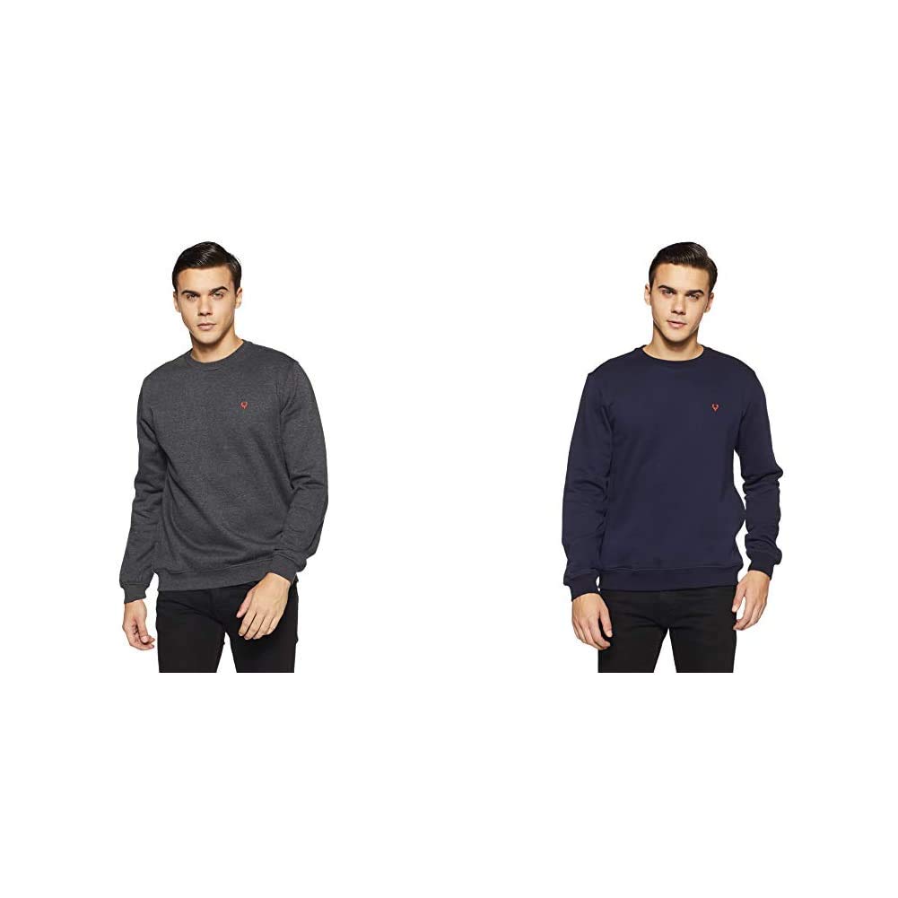 allen solly black sweatshirt