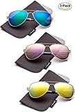 Kids Juniors Aviator Polarized Sunglasses HQ Durable Stainless Steel Frame
