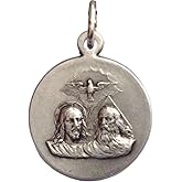 I G J The Holy Trinity Medal - The Patron Saints Medals - Made in Italy