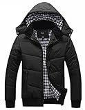 Ubon Mens Thicken Cotton Puffer Jacket Winter Coat Outwear