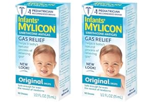 Mylicon Gas Relief Drops for Infants and Babies, Original Formula, 0.5 Fl Oz (Pack of 2)