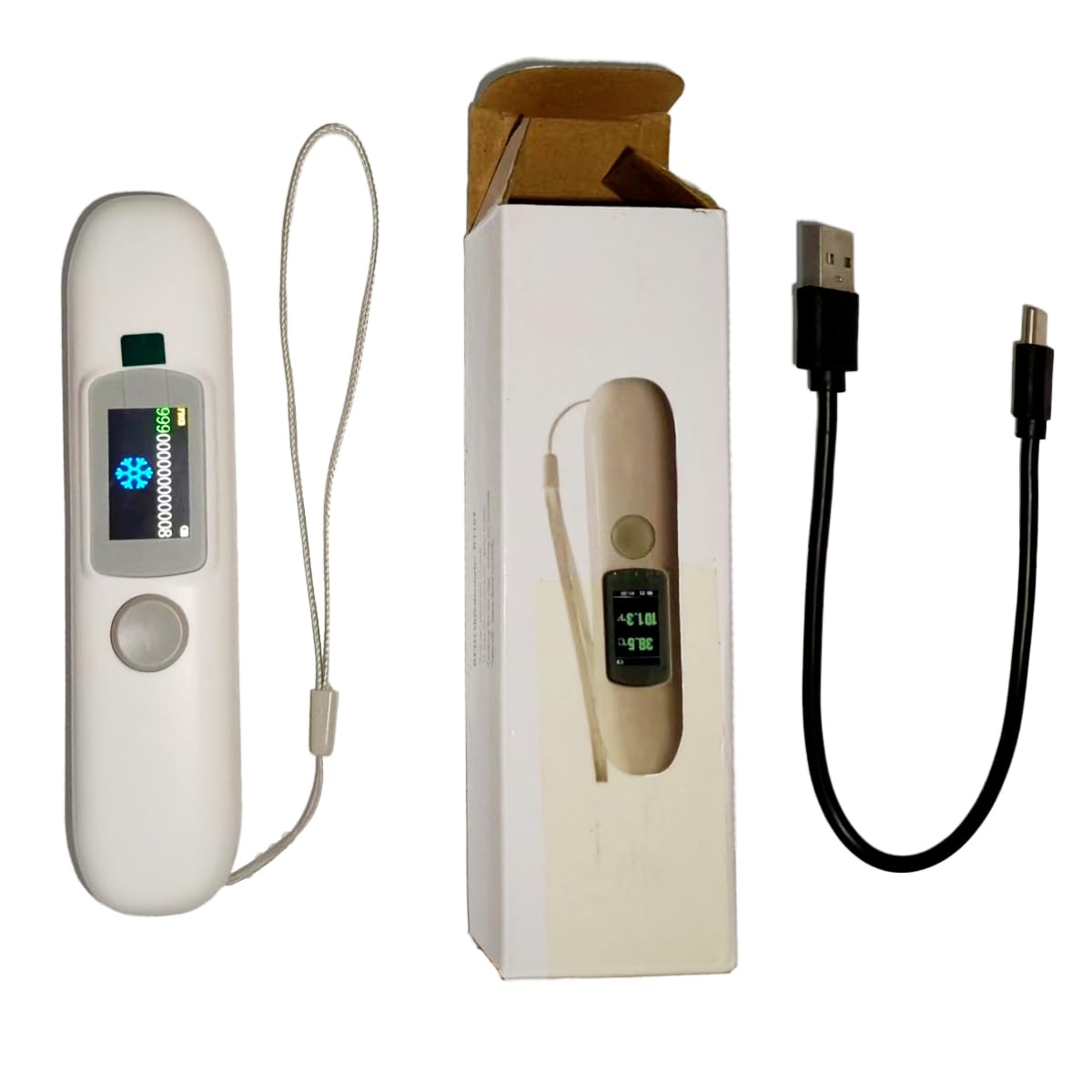 Thermal Pet Microchip Scanner | FDX-B Compatible | Reads Temperature from EM4305 Thermal Chips | Compatible With all UK Pet Tag IDs | Instant Temperature Reading For Cats and Dogs