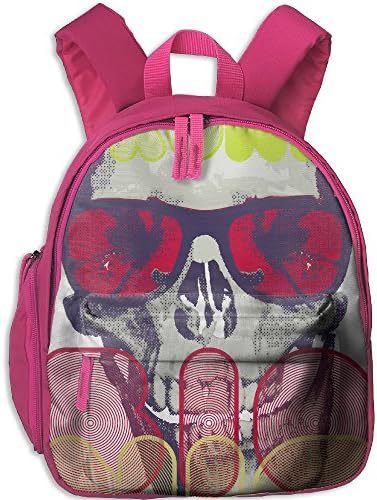 Skeleton Glasses Kids School Backpack Bookbag Adjustable Shoulder Straps Bag