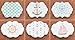 Cookie Stencil Set Sea, 6 pcs: Scales, Anchor, Algae, Waves, Marine, Starfish