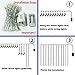 AMARS Curtain Lights 6.5ft x 6.5ft Warm White Backdrop LED Window Fairy String Lights Battery Operated with 8 Modes Remote Control Timer for Bedroom Wedding Party Christmas Indoor Outdoor