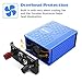 VOLTCUBE AP0801 Power Inverter 12V DC to 110V AC Converter with 4.8A Dual USB Car Adapter with 2 Independent AC outlets, 400 W