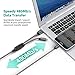 RAVPower Fast Charger 2-in-1 USB C to USB A / USB C Cable, Maxium 3.0Amp, Aluminum Build & Nylon Braided Cord for Samsung Galaxy S8, Nexus 5X 6P, MacBook, Google Pixel, Nintendo Switch- 3.3ft