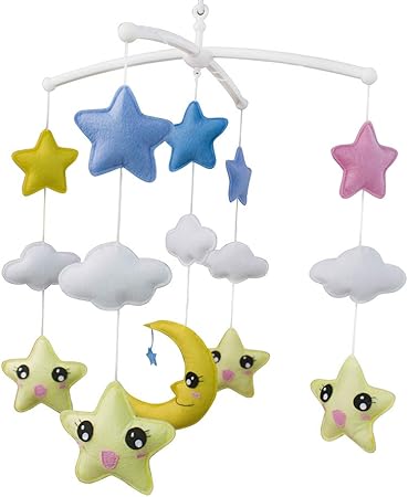 baby musical mobile star and moon