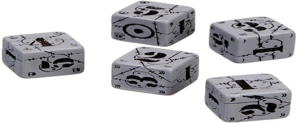 Set of War Dice United Kingdom: Grey&Black
