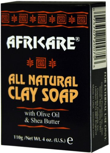 Africare All Natural Clay Soap, 4 Ounce