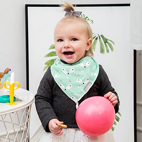 Baby Bandana Drool Bibs and Teething Toys Made with 100% Organic Cotton, Super Absorbent and Soft Unisex (Vuminbox) (10 -Pack Unisex)