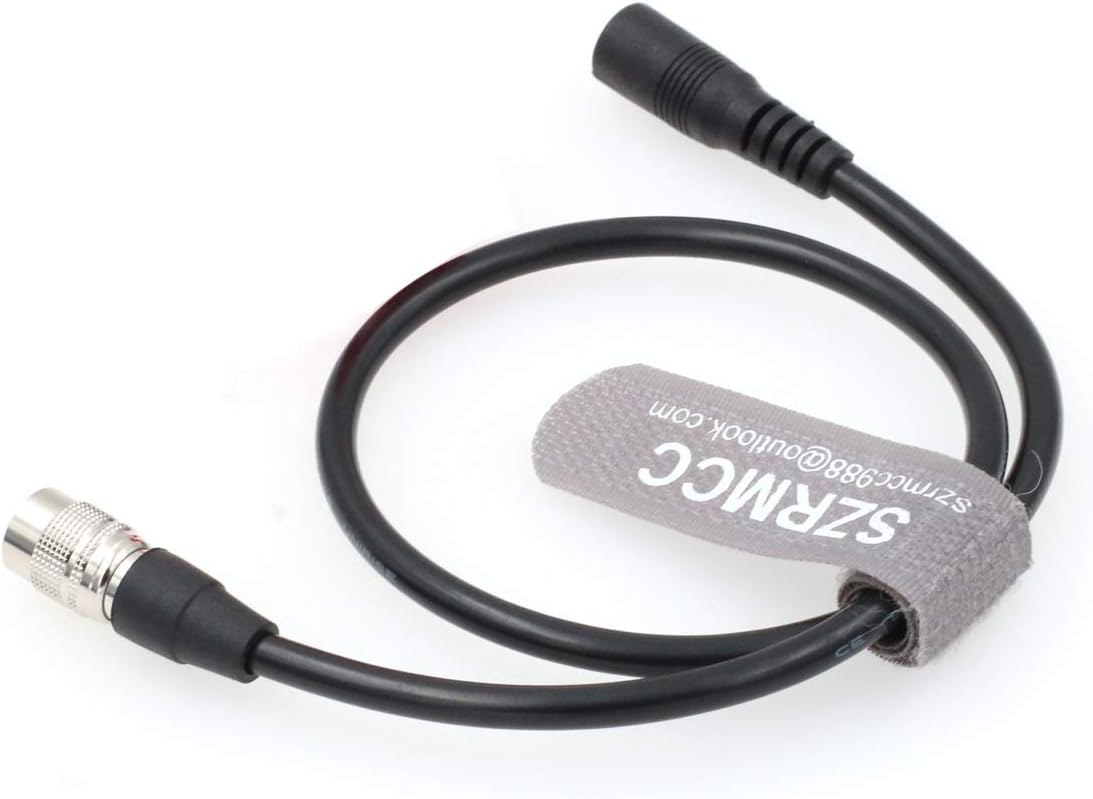 SZRMCC DC 2.5 Jack to Hirose 4 Pin Male Power Cable for Sony Camera Sound Devices or Recorder Zoom F4 F8 Zaxcom (Straight 4pin to dc2.5 Jack) - Image 5