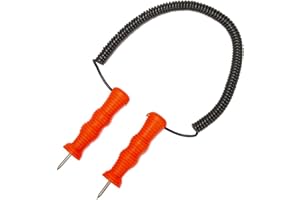 ljhnba Ice Safety Spikes Fishing Safety Kits Ice Fishing Safety Gears Retractable Ice Safety Pick for Ice Fishing Ice Skating