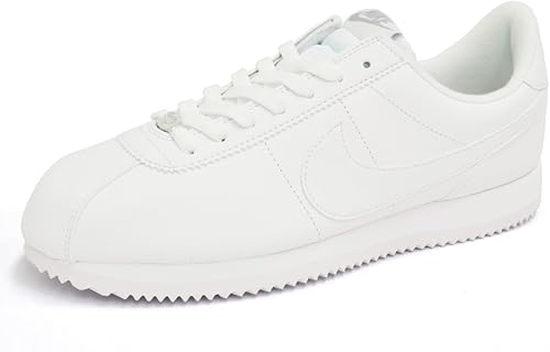 Amazon ナイキ スニーカー コルテッツ ベーシック レザー ホワイト グレー シルバー 110 Cortez スニーカー