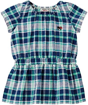 Amazon Mikihouse Double B ミキハウスダブルb トロピカル チェック柄の半袖ワンピース 110cm 紺 グリーン ワンピース チュニック 通販