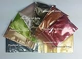 Lot of 8 Sample Micas 1g Each 8 grams Total BLACK Bronze JADE Mocha BROWN Copper 24 KARAT GOLD Powder Shimmer Mica Soap D.I.Y. Cosmetic Pigment Colorants