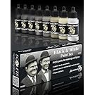 Scale 75 Scale Color Black and White Paint Set, Black and White colors.