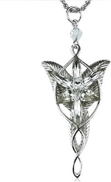 Amazon Co Jp ロード オブ ザ リング Arwen Evenstar シルバー調ネックレス レディースジュエリー プリンセスネックレス Baham おもちゃ