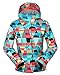 APTRO Women's High Windproof Technology Colorfull Printed Ski Jacket Wear