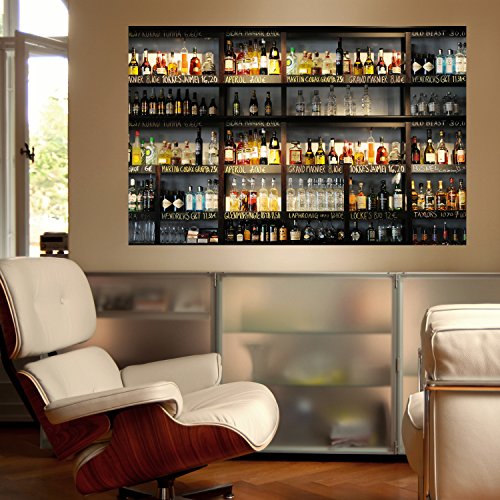 murimage Fototapete Küche 183 x 127 cm inklusive Kleister Bar Cocktail Whiskey Drinks Cognac Regal Getränke Tapete – Bild 7