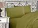 Elegant Comfort 1500 Premier Wrinkle & Fade Resistant Hotel Quality Ultra Soft Luxurious 4-Piece Bed Sheet Set with Deep Pockets, Twin/Twin XL Green