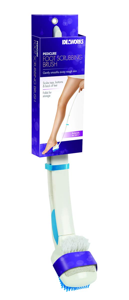Ideaworks Extendable Long Reach Pedicure Brush