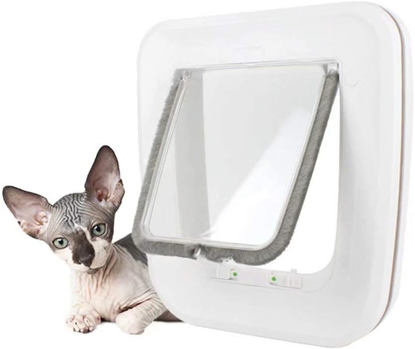 Amazon Quiet Cat Door PetSafe SmartDoor Connected Pet Door, Dog