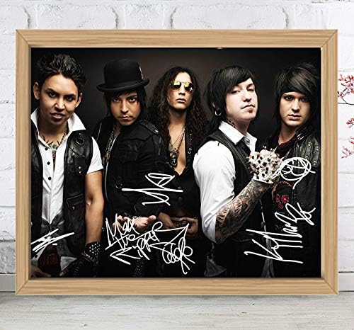Reprints Escape The Fate- Signed Photo - Band, Rock, This War is Ours - Autograph Professional Wall Art Merchandise Poster Artwork