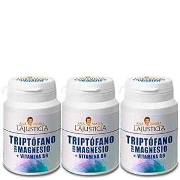 Pack Ana M LaJusticia Triptófano con Magnesio Pack 3 X 60 caps
