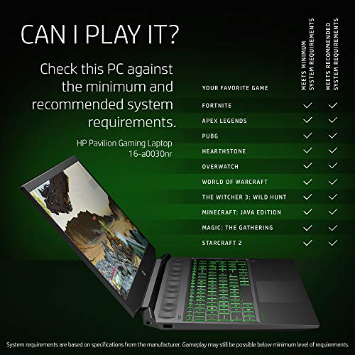 Hp Pavilion Gaming 16 Laptop Pc Nvidia Geforce Gtx 1660 Ti Max Q Intel Core I7 h 16gb Ddr4 Ram 512gb Pcie Nvme Ssd 16 1 Full Hd Windows 10 Home Backlit Keyboard 16 A0030nr Model Pricepulse