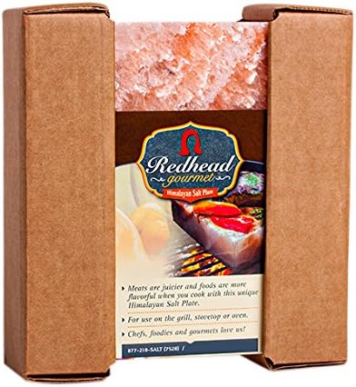 Redhead Gourmet RH8X8 Himalayan Salt Cooking Plate (8X8X2)