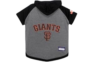 Pets First MLB Hoodie for Dogs & Cats - SAN Francisco Giants Dog Hooded T-Shirt, Small. - MLB Team Color Hoody, Small Shirt for Pets (SFG-4044-SM)