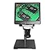 BoliOptics 10″ Video Microscope, All-in-1 Design, Industrial Grade, Attached HD Color LCD Display, Built-in LED Ring Light, Boom Stand MV02010203