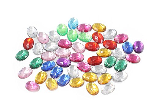 Carykon Colorful Acrylic Diamond Crystals Gems Jewels for Table Scatters Vase Fillers Event Wedding Party Birthday Decoration Pirate Treasure-Pack of 200, 4 Patterns - Thumbnail 3