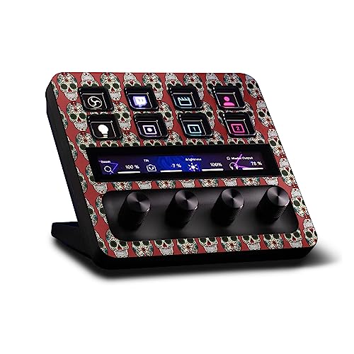 MightySkins Skin Compatible with Elgato Stream Deck + - Sugar Skull | Protectiv…