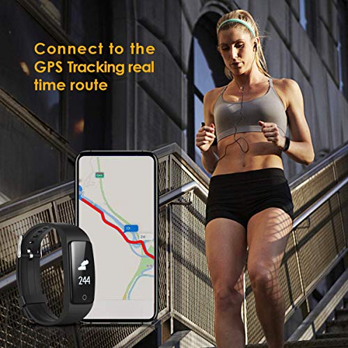 FITMAKER Fitness Tracker, Activity Tracker Watch Heart Rate Monitor, Waterproof Smart Bracelet Step Counter, Calorie Counter, Pedometer Watch Kids Women Men, Android & iOS