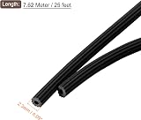 sourcing map 0.09" x 25ft Round Screen Spline Retainer for Window Door Screens view 2