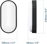 ANWIO 14W Outdoor Oval Bulkhead Light 4000K 1400LM IP54 220-240V view 3