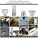 Heat Gun Variable Temperature, Meterk 1500W Hot Air Gun with 4 Nozzle Attachments (Great for DIY, Home Improvement, Contractors, Removing Paint)