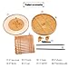 Lianle Breathable Bird Travel Cage Round Shape Bamboo Wood Bird Feeding Cage for Small Birds Parrot – Retro Bamboo Wood Birdcagethumb 3
