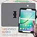 Galaxy Tab S2 8.0 Case, Samsung Galaxy Tab S2 8.0 case, rooCASE Slim Fit Leather PU Multi-Viewing Tabet Stand Folio Case Sleep Wake Smart Cover Black