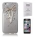 iPhone 6 Rhinestone Case White, Armybee(TM) Bling iPhone 6[4.7] Case White Crystal Rhinestone Slim Diamond Bow Design Cover (Fits: Apple iPhone 6[4.7] only, Package Included: 1 X HD Screen Protector) (White)