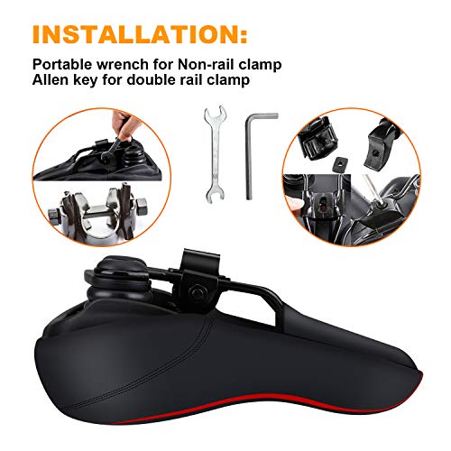 image for KeShi Bike Seat, Comfortable Bike Seats for Men and Women - Universal 