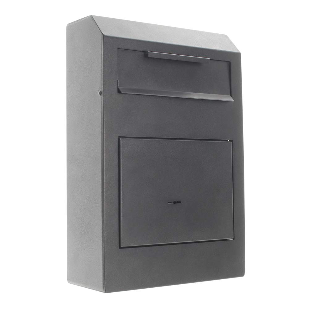 Rottner Cashmatic Basic Deposit Safe Steel Double-Bitted Lock 2 Keys Return Locking Mechanism Mounting Material Included