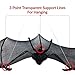 NorNovelties Bat Decorations & Wall Decor - Set Of 3 Hanging Bats For Halloween Party Decorations