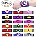 Dlazm 18 Pieces Superhero Bracelets for Children Birthday Party Supplies