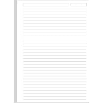Lot 80 Feuilles Papier Quadrillé A5 6 Trous Beige 100 G/m² – Recharge Pour Classeur Anneaux A5